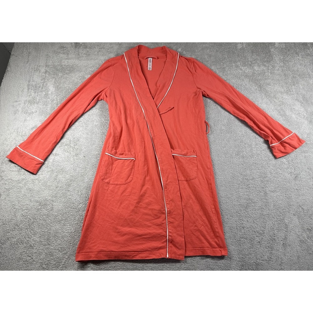 Gilligan & O'Malley‎ Women's Lightweight Fluid Knit Bathrobe Coral Size XS/S ***